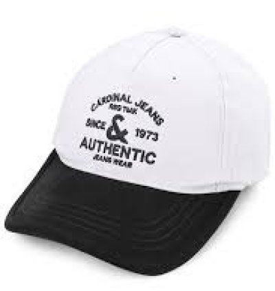 Topi Laki-Laki Hitam Putih