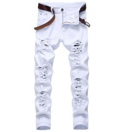 Celana Jeans Putih Laki-Laki