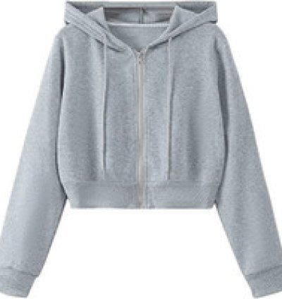 Jaket Perempuan Abu-Abu