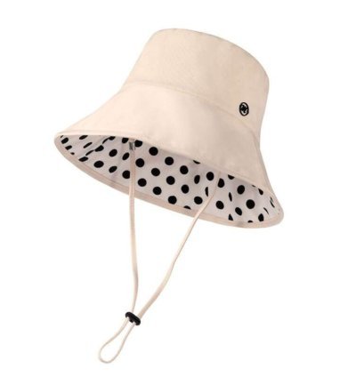 Topi Lebar Polkadot Perempuan