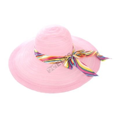 Topi Pantai Pink Perempuan