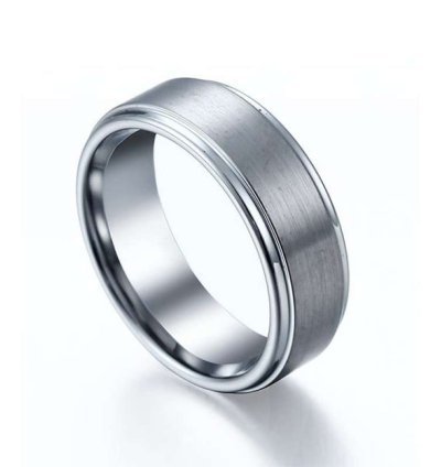 Cincin Pria Polos Perak