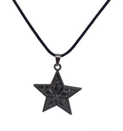 Kalung Laki-Laki Bandul Bintang Hitam