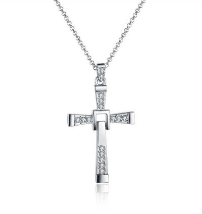 Kalung Laki-Laki Silver Salib