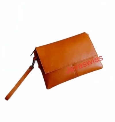 Hand Bag Perempuan kulit warna orange